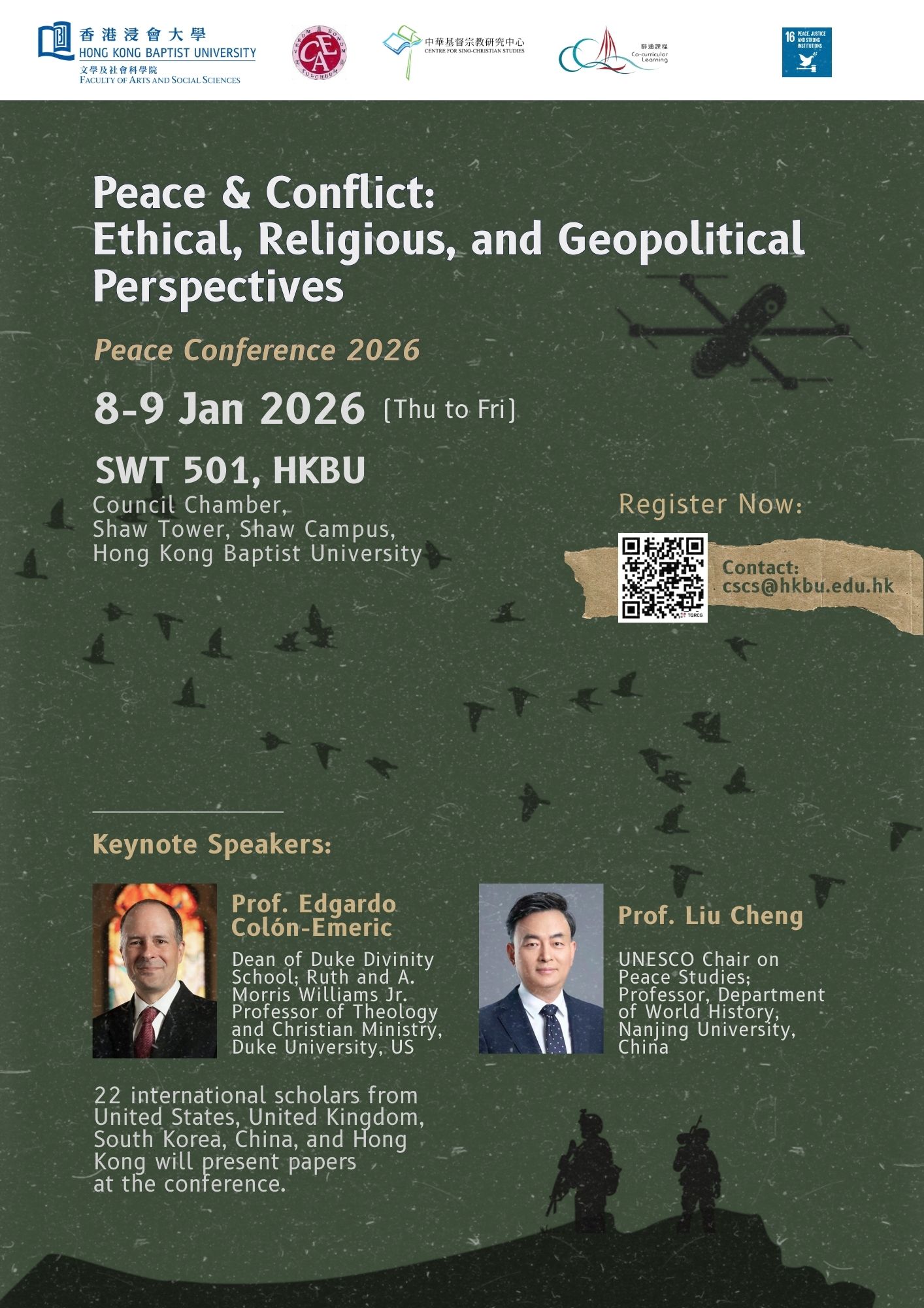 Peace and Conflict: Ethical, Religious, and Geopolitical Perspectives