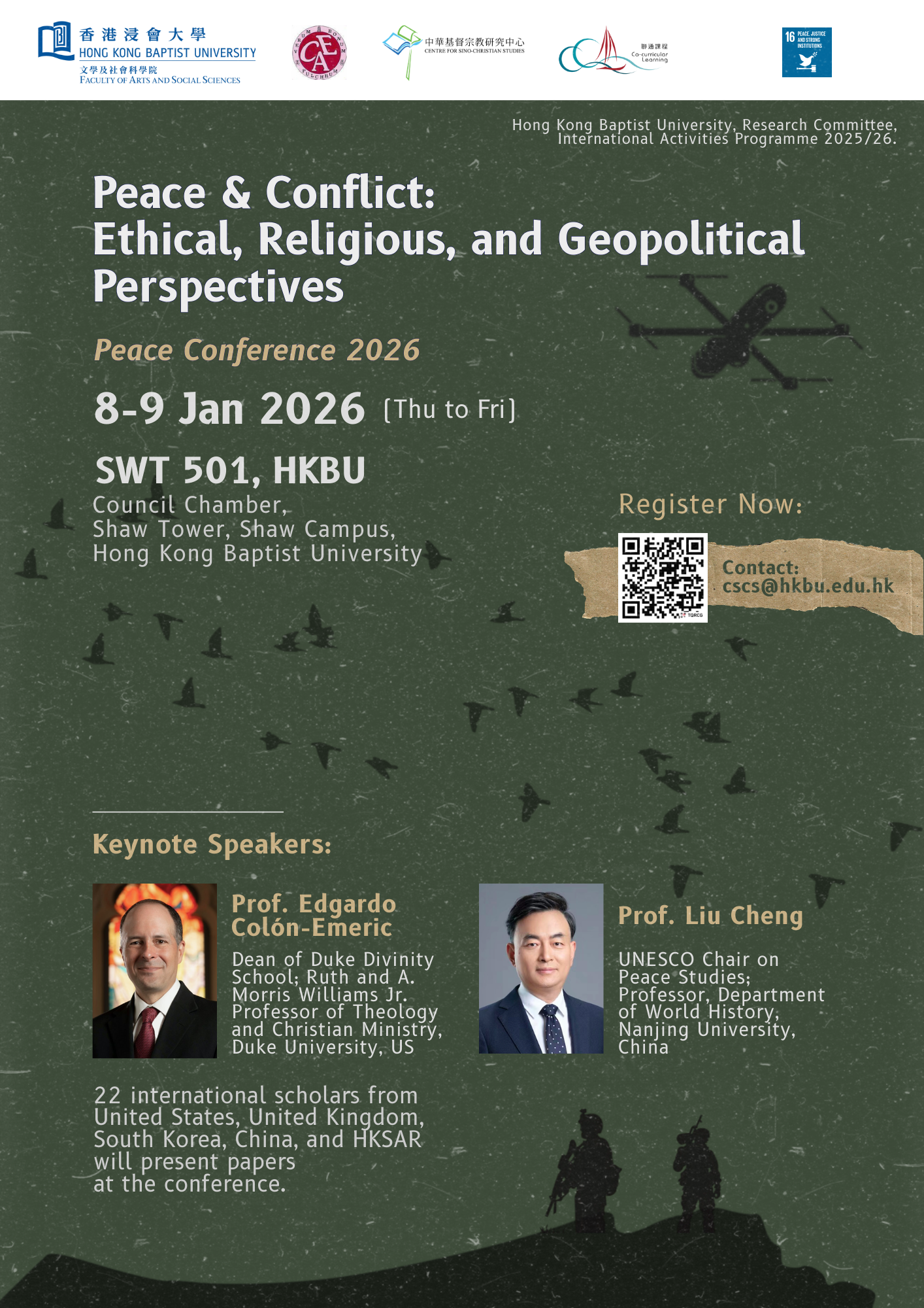 Peace and Conflict: Ethical, Religious, and Geopolitical Perspectives 
