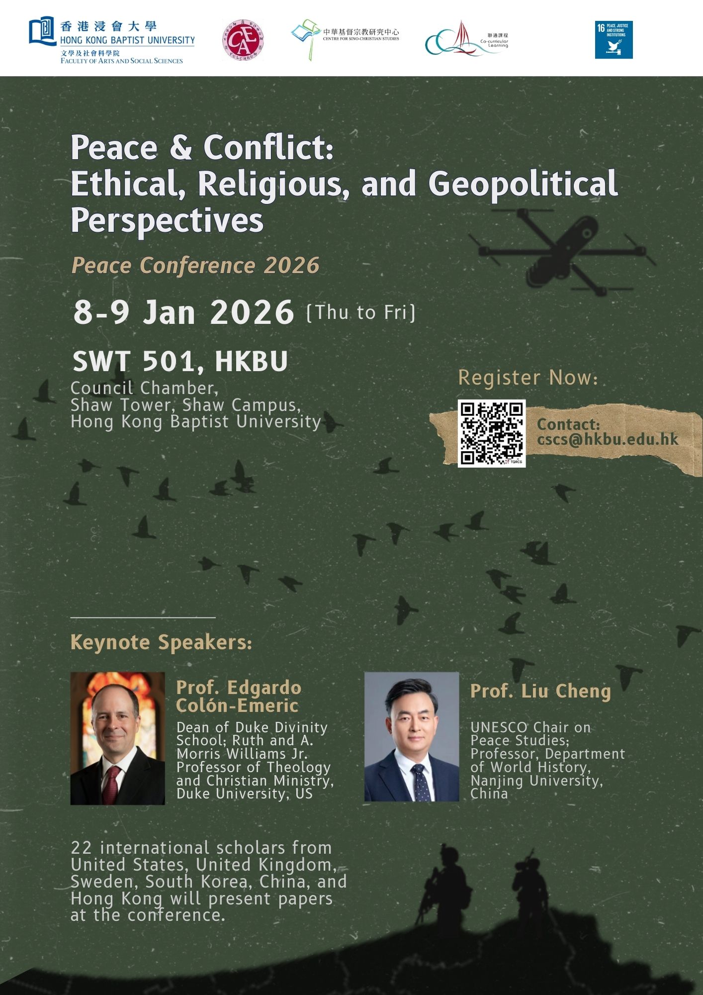 Peace and Conflict: Ethical, Religious, and Geopolitical Perspectives